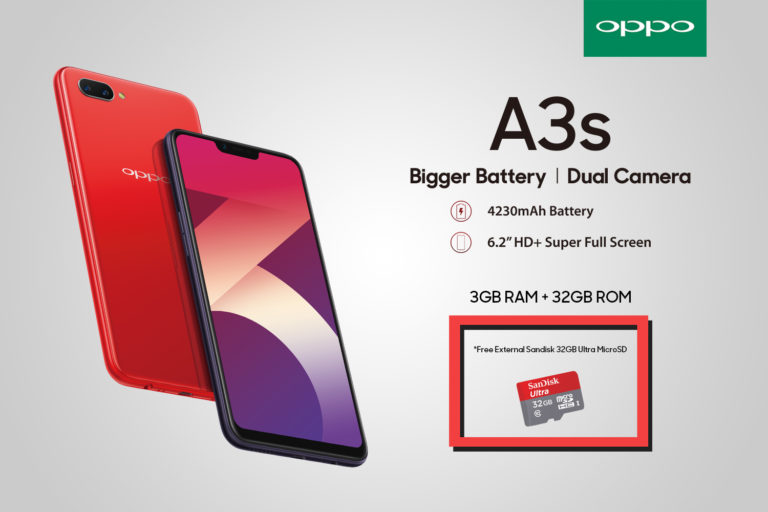 OPPO A3s SanDisk microSD Card