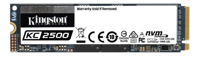 Kingston KC2500 NVMe SSD