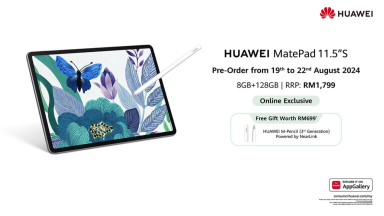 HUAWEI MatePad 11.5 S tablet Malaysia preorder price featured