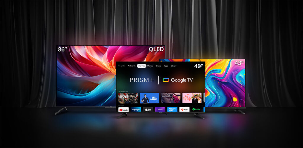 PRISM+ Q86 Ultra and S40 S43 Google TVs Malaysia price featured