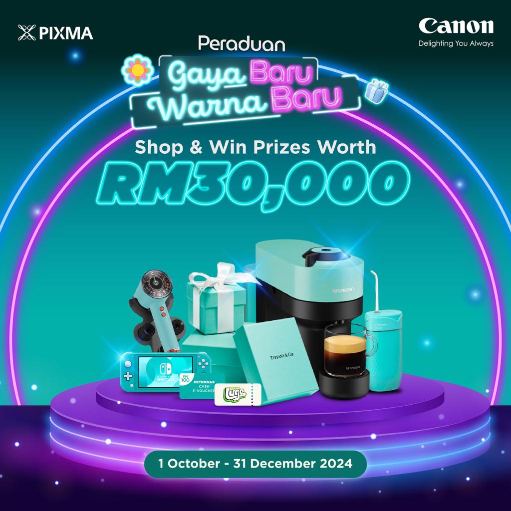 Canon Gaya Baru Warna Baru contest prizes