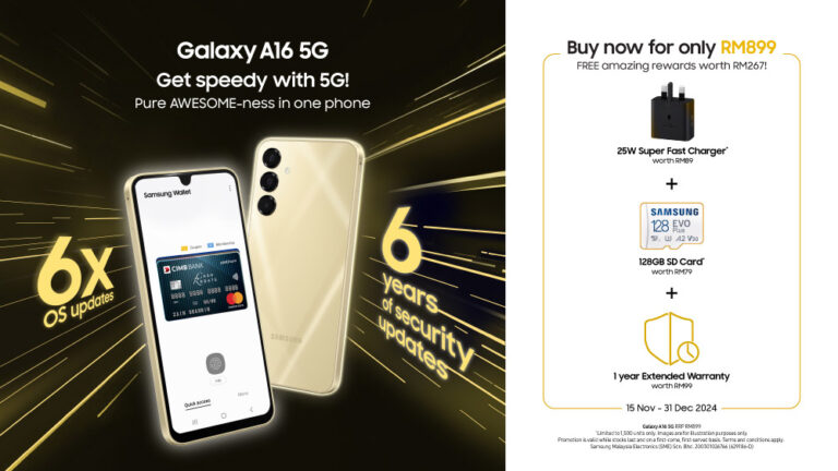 Samsung Galaxy A16 5G smartphone Malaysia price featured