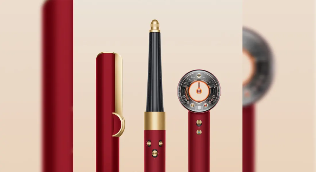 Dyson Red Velvet and Gold edition hair styling tools 2024 featured