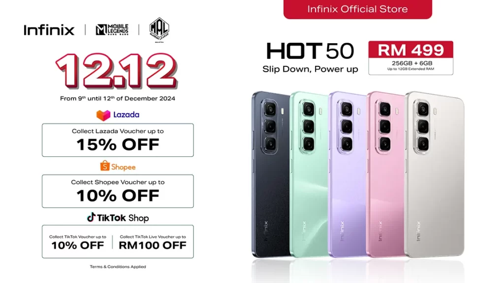 Infinix HOT 50 smartphone Malaysia price 2