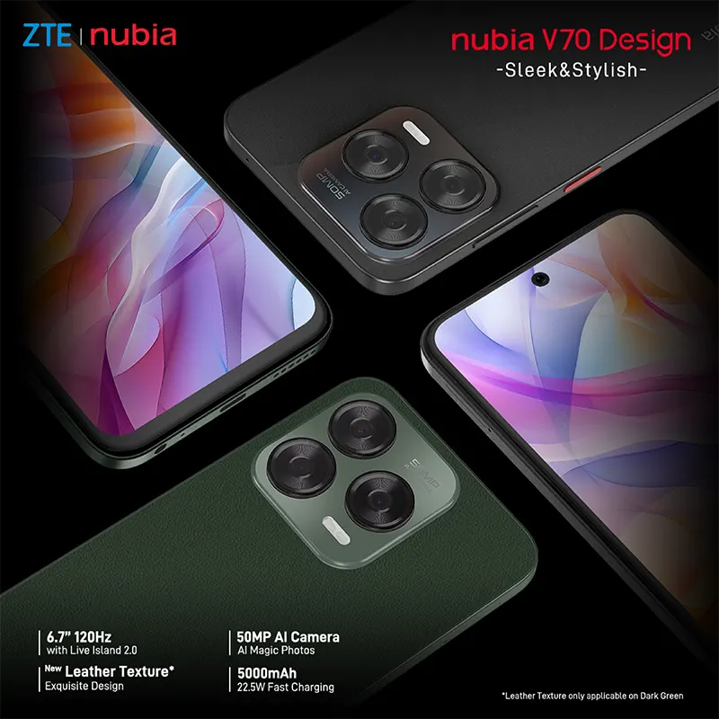 nubia Music 2 and V70 Design smartphones Malaysia price 2