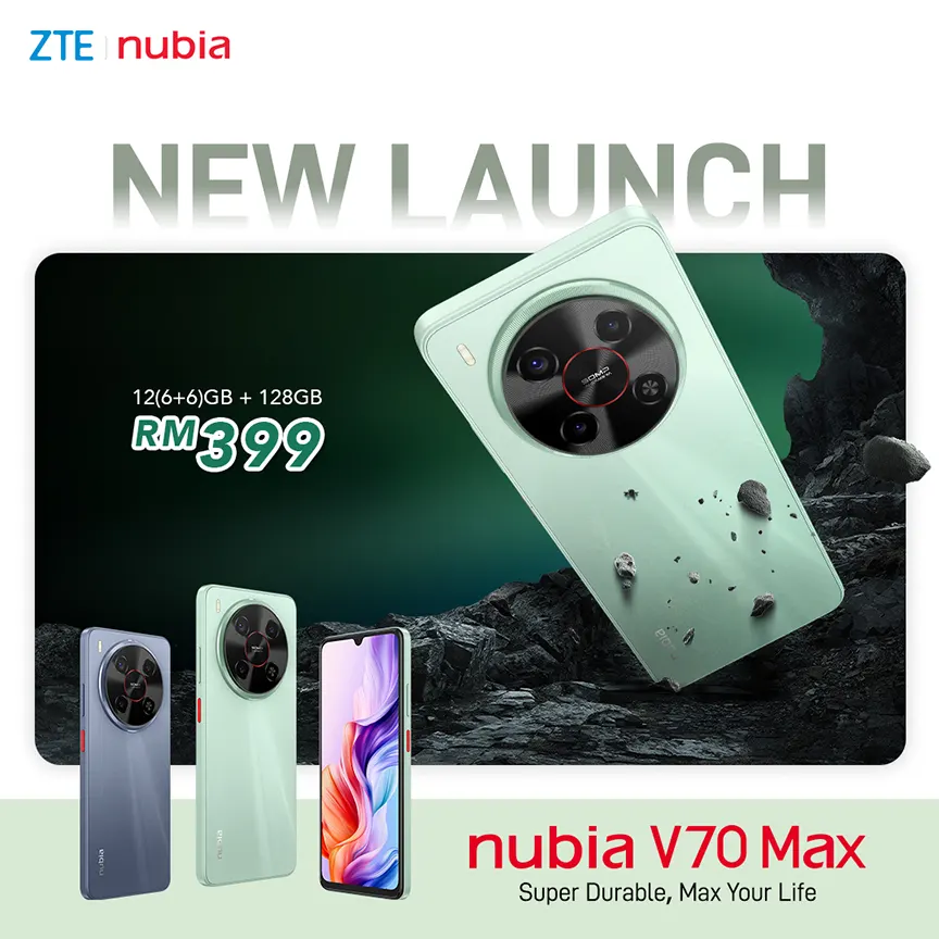 nubia V70 Max smartphone Malaysia price 1